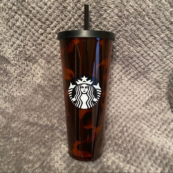 ***SOLD***Starbucks Mocha Swirl “Tortoiseshell” Tumblr - Picture 2 of 6